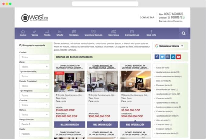 imagen plantillas web